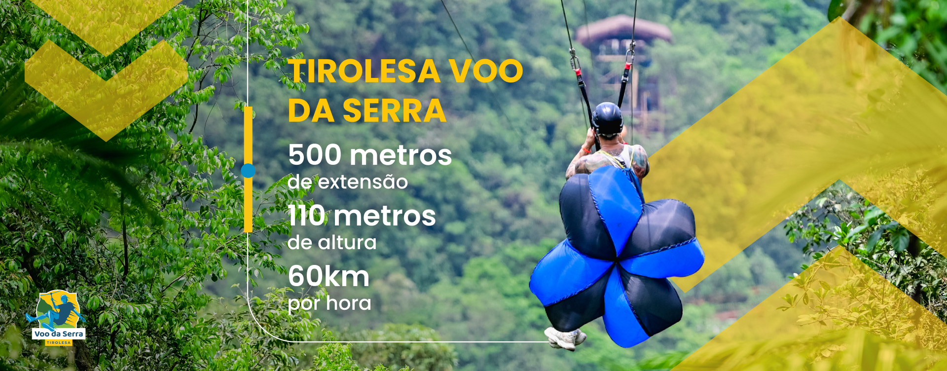 Tirolesa Voo da Serra